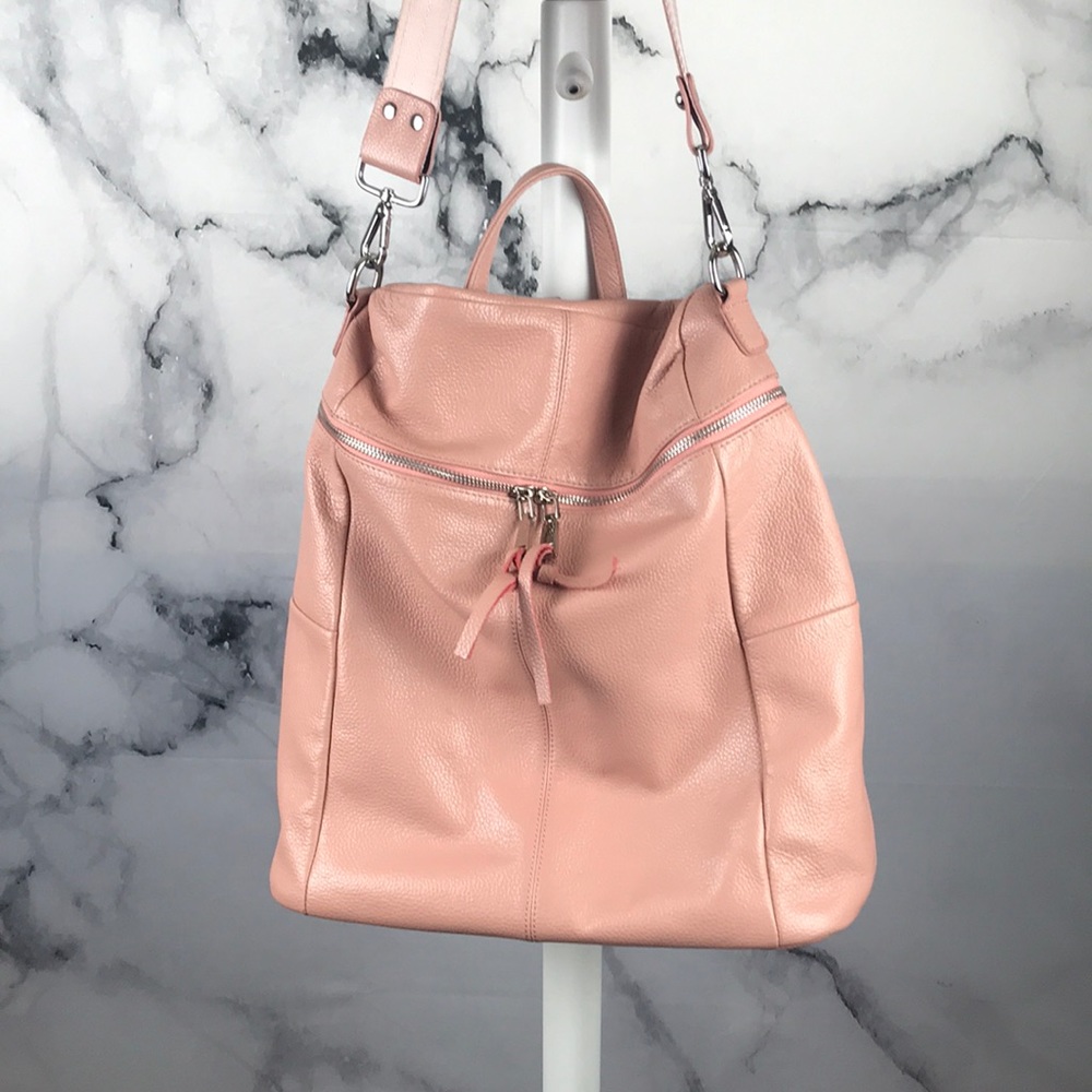 MISO EM NWT pink leather backpack purse - Picture 4 of 8
